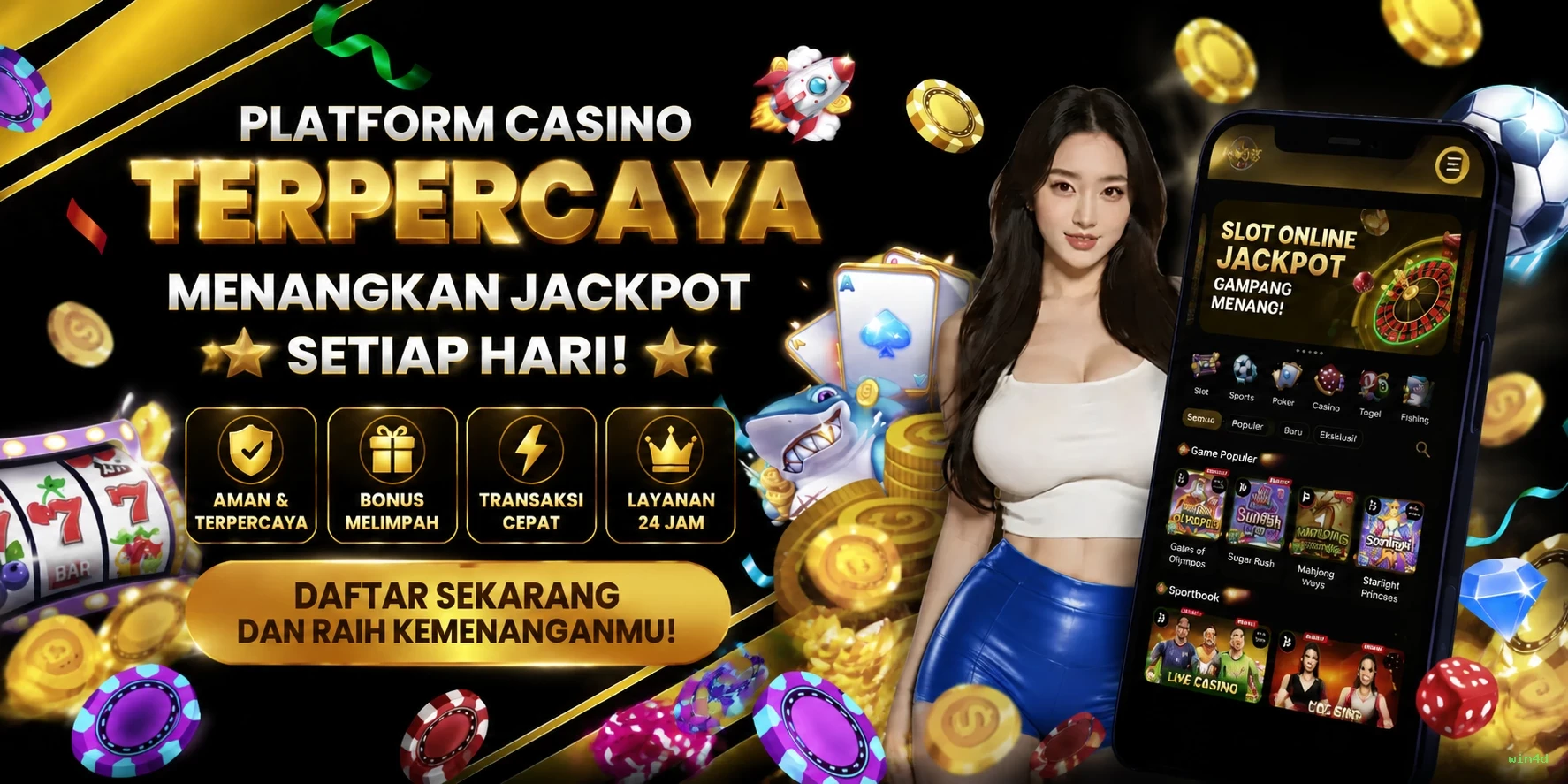 win4d Platform Game Terpercaya untuk Pemain Indonesia
